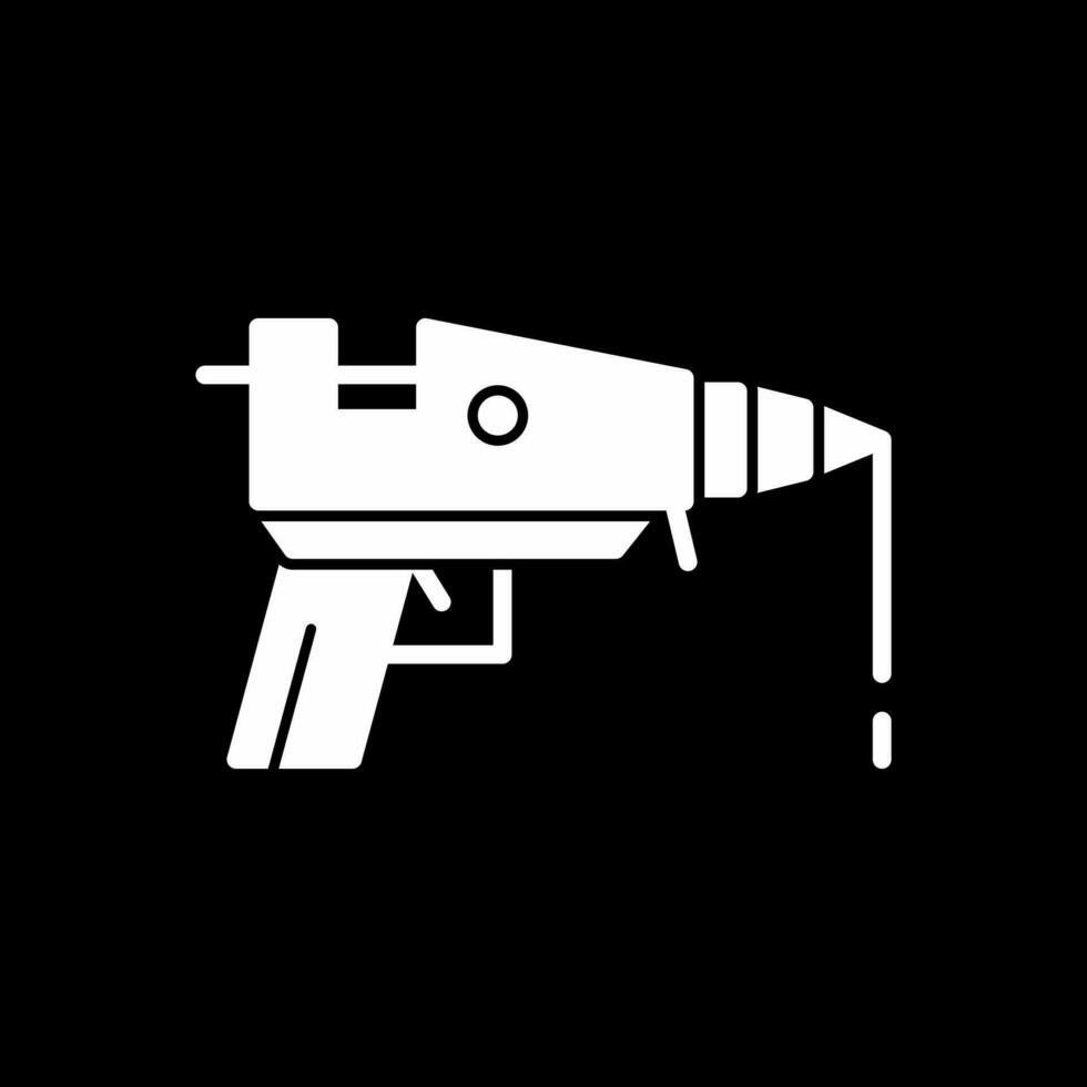 Hot glue gun Vector Icon Design