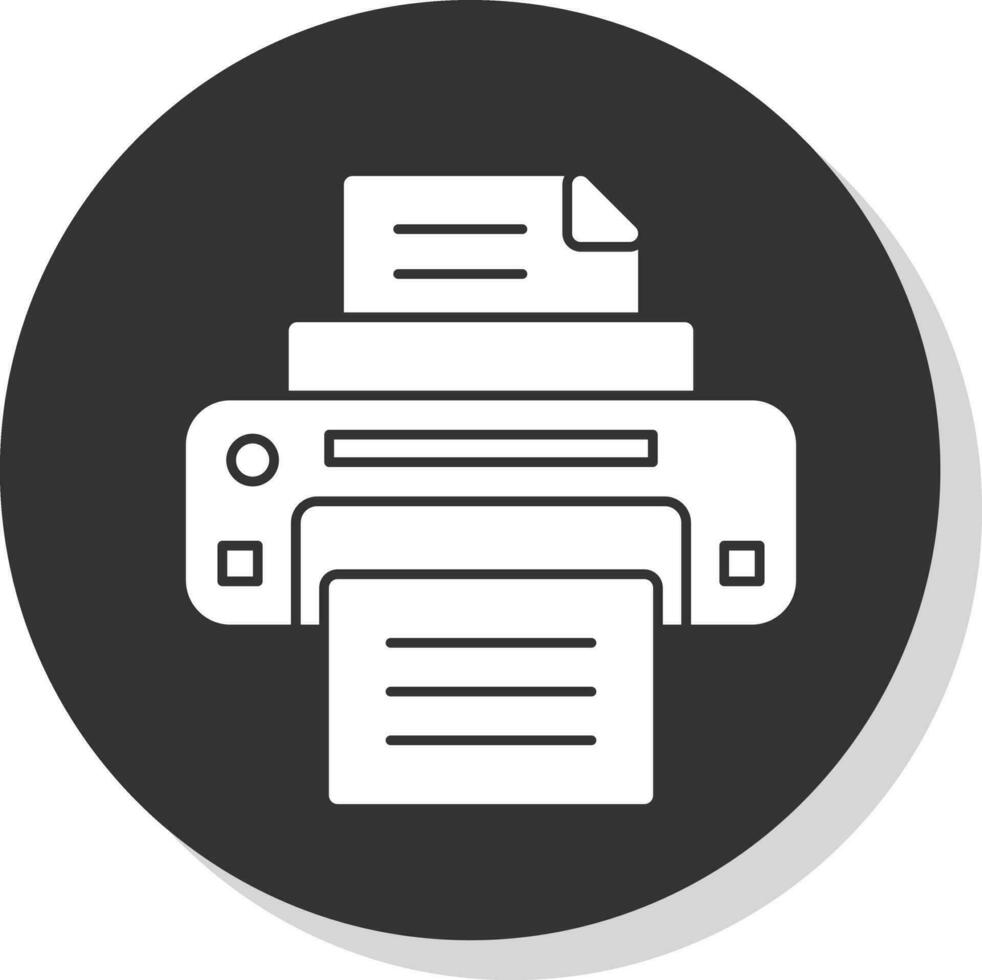 Print Vector Icon Design