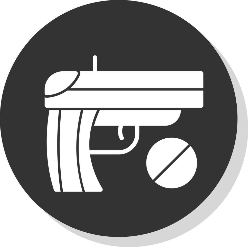 No rifle vector icono diseño