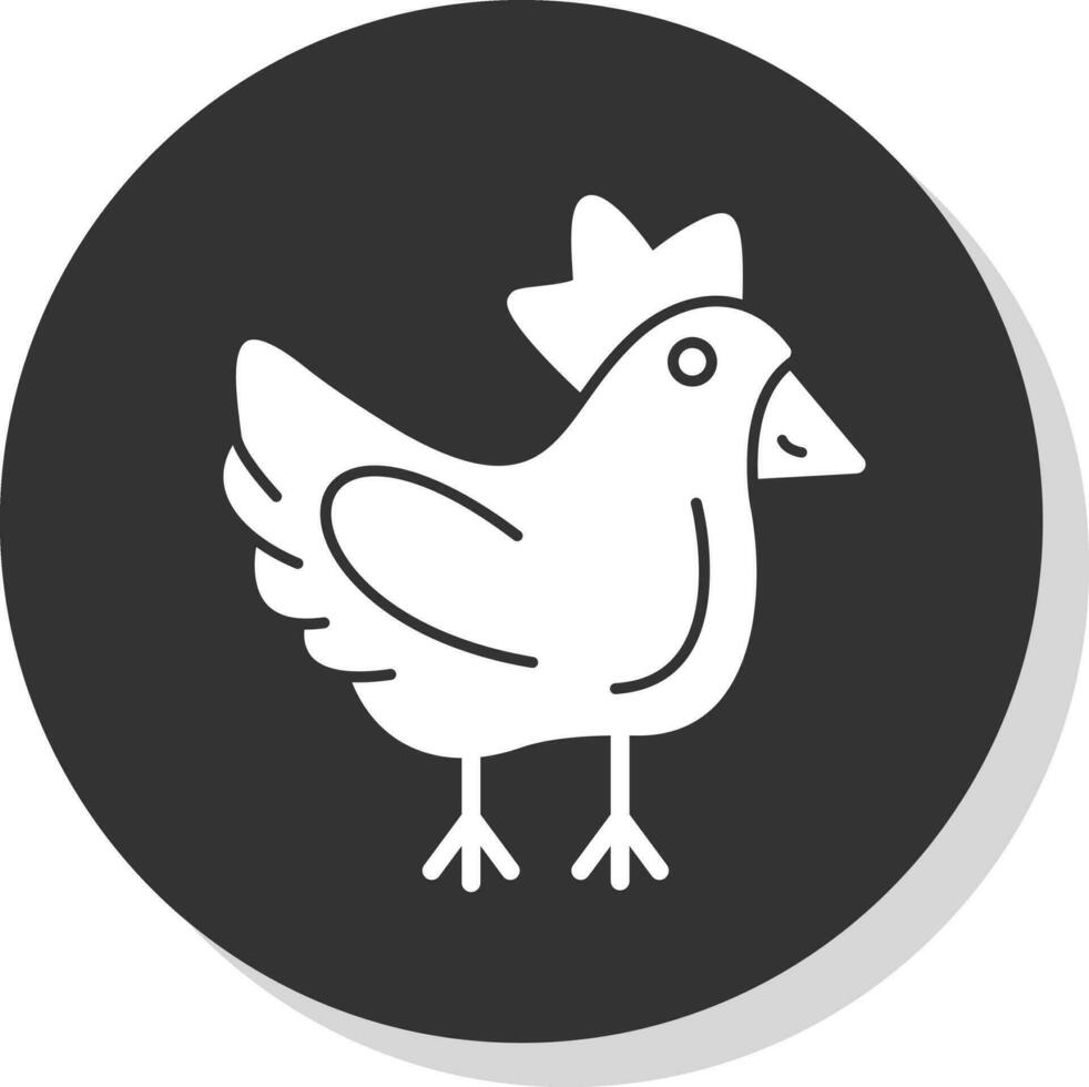 diseño de icono de vector de pollo