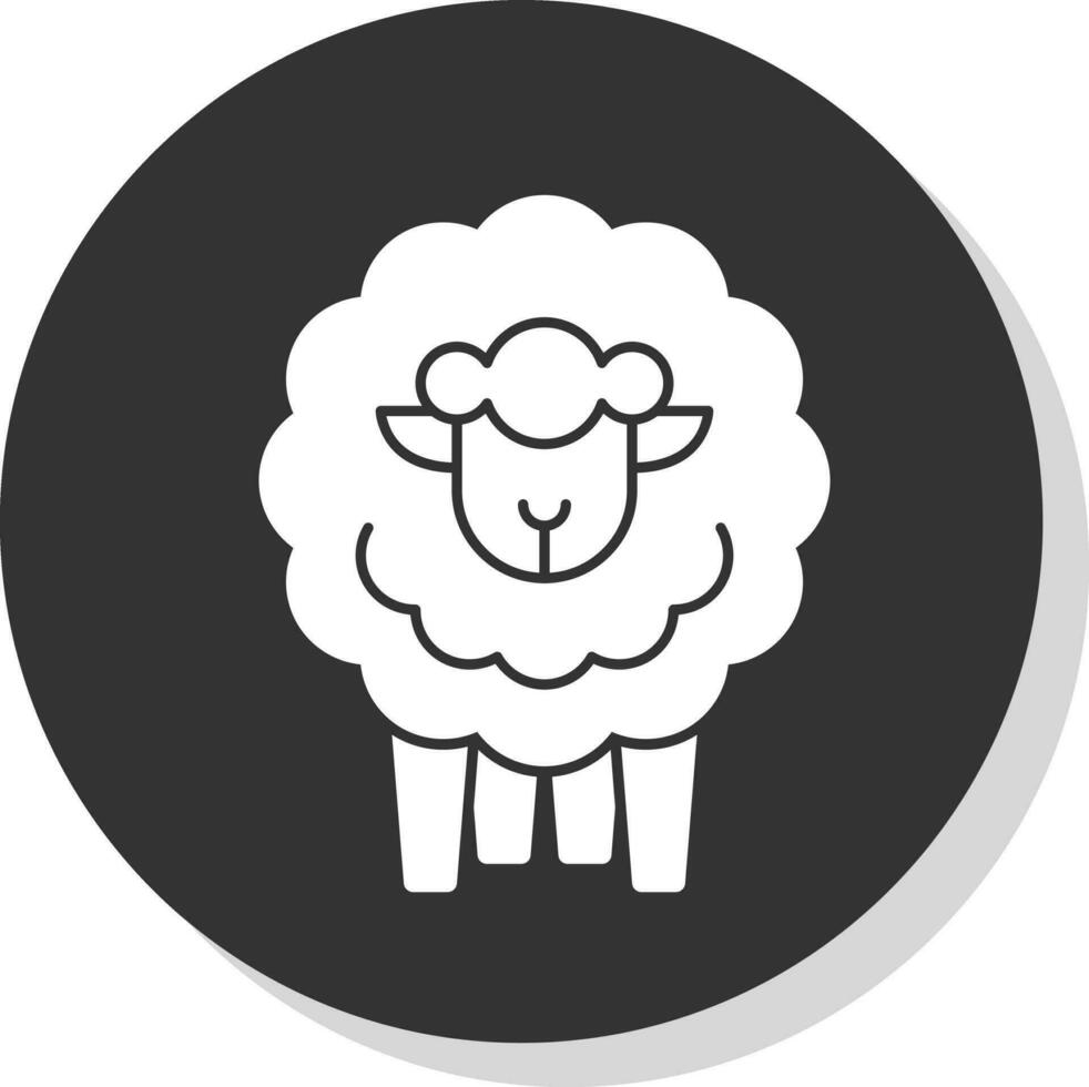 Sheep Vector Icon Design