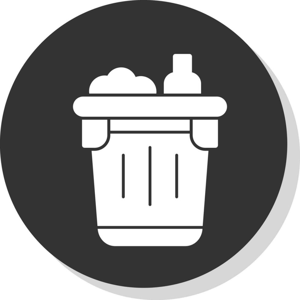 diseño de icono de vector de basura