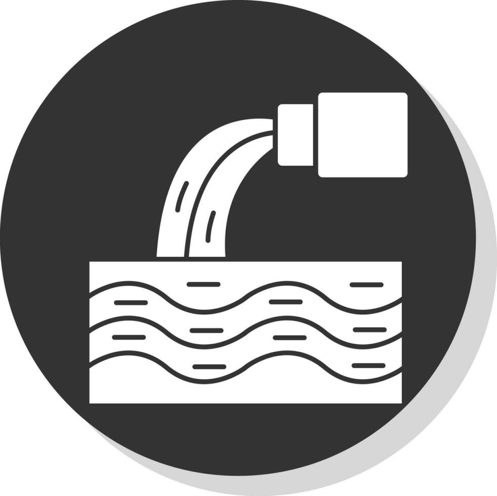 Waste water Vector Icon Design