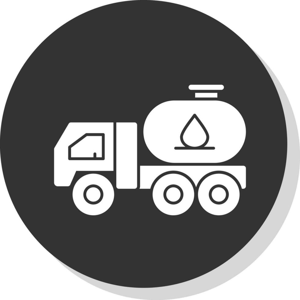 Tanker truck Vector Icon Design