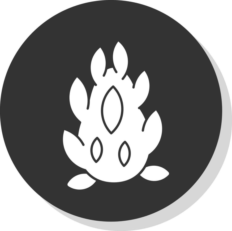 pitaya vector icono diseño