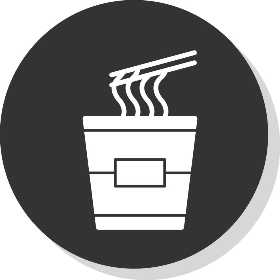 Instant noodles Vector Icon Design
