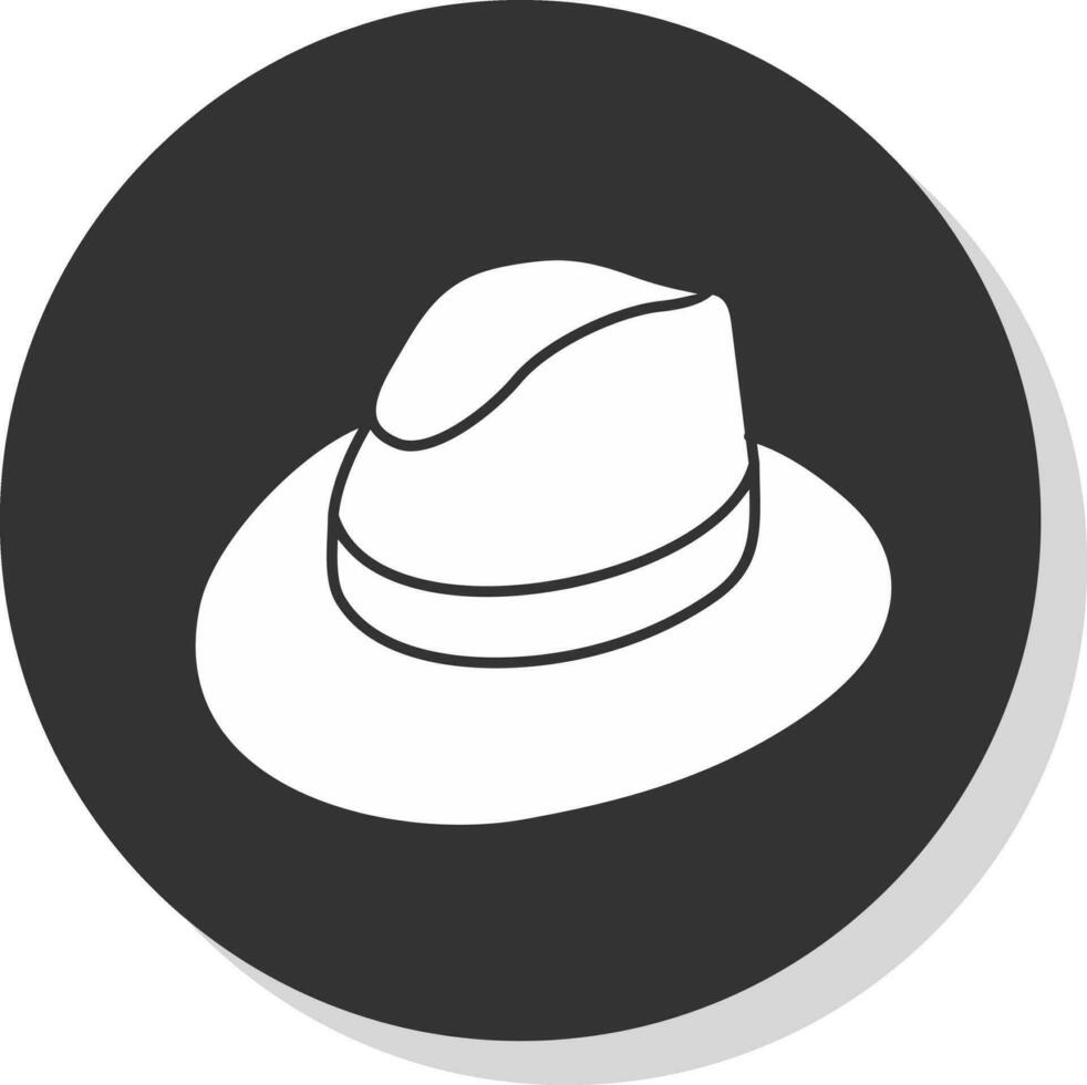 diseño de icono de vector de sombrero