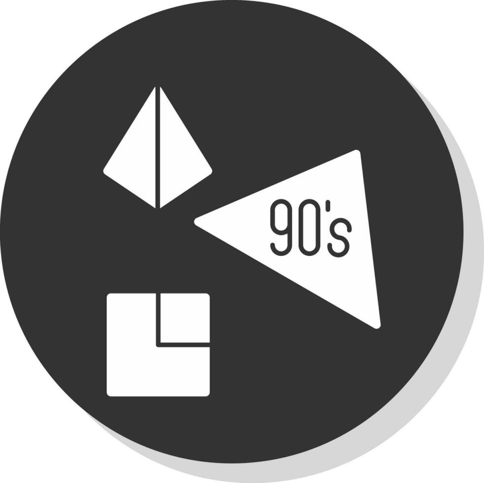 90s vector icono diseño