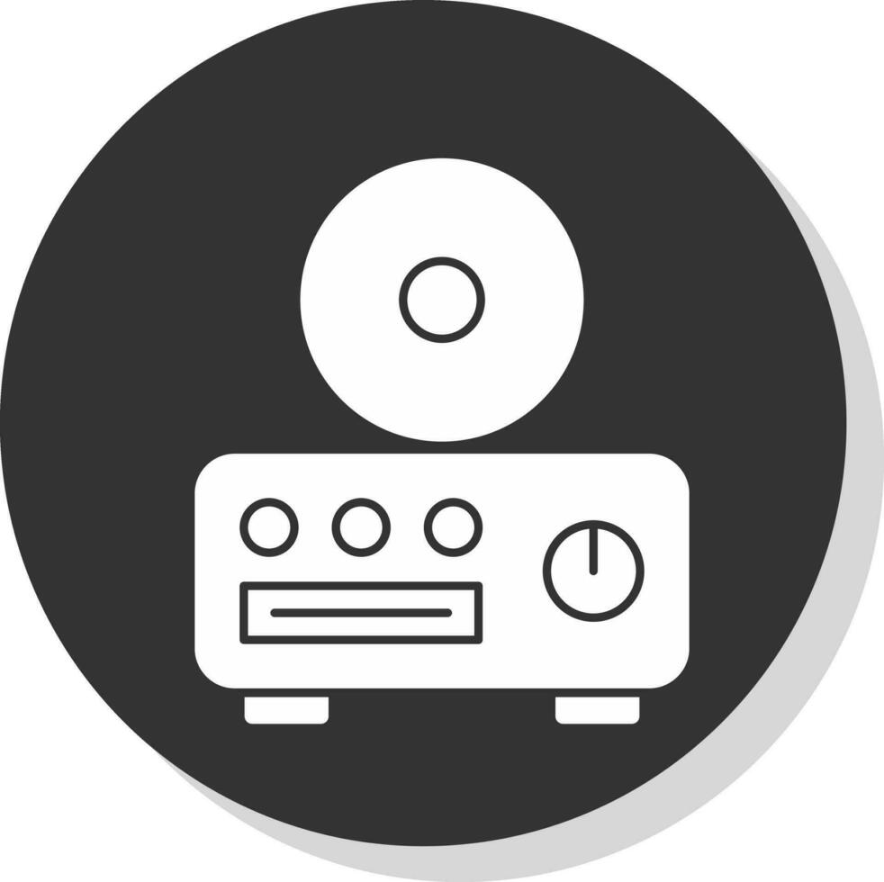 CD player Vector Icon Design