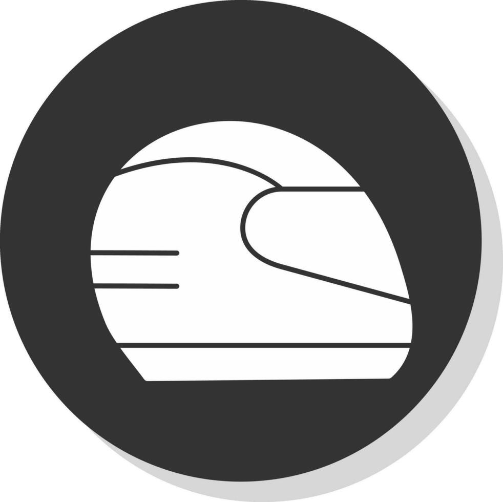 diseño de icono de vector de casco