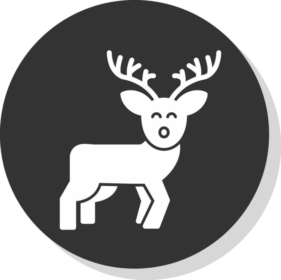 Reindeer Vector Icon Design