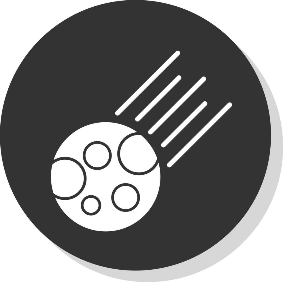 Comet Vector Icon Design