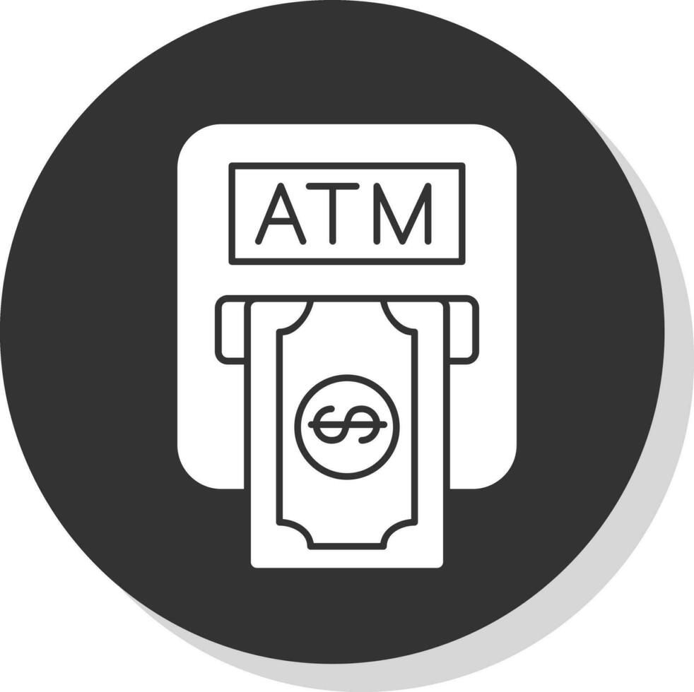 Atm machine Vector Icon Design