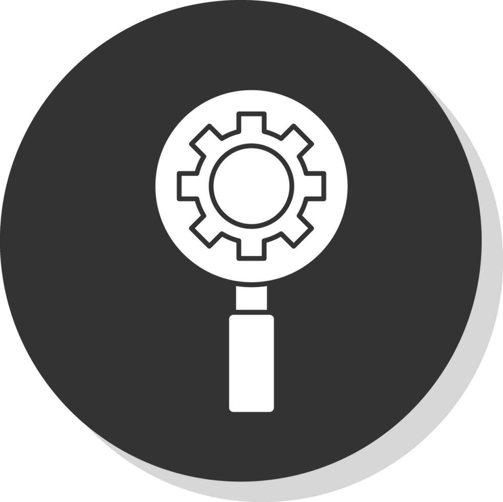 Magnifying glass Vector Icon Design