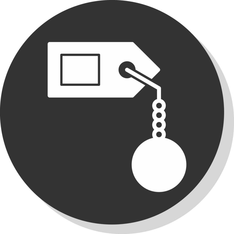 Key tag Vector Icon Design