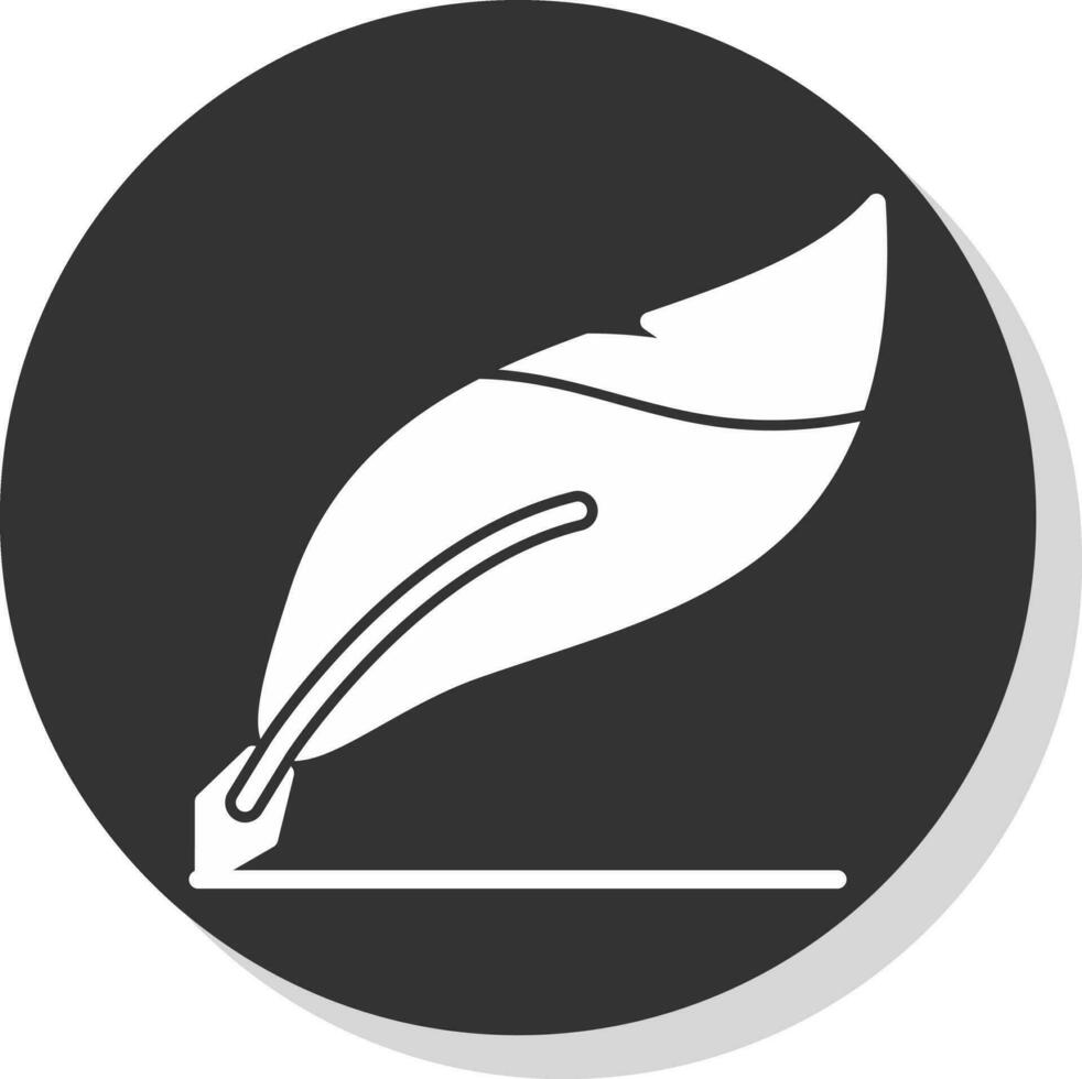 Quill pen Vector Icon Design