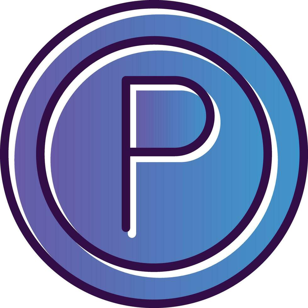 Parking Vector Icon Design