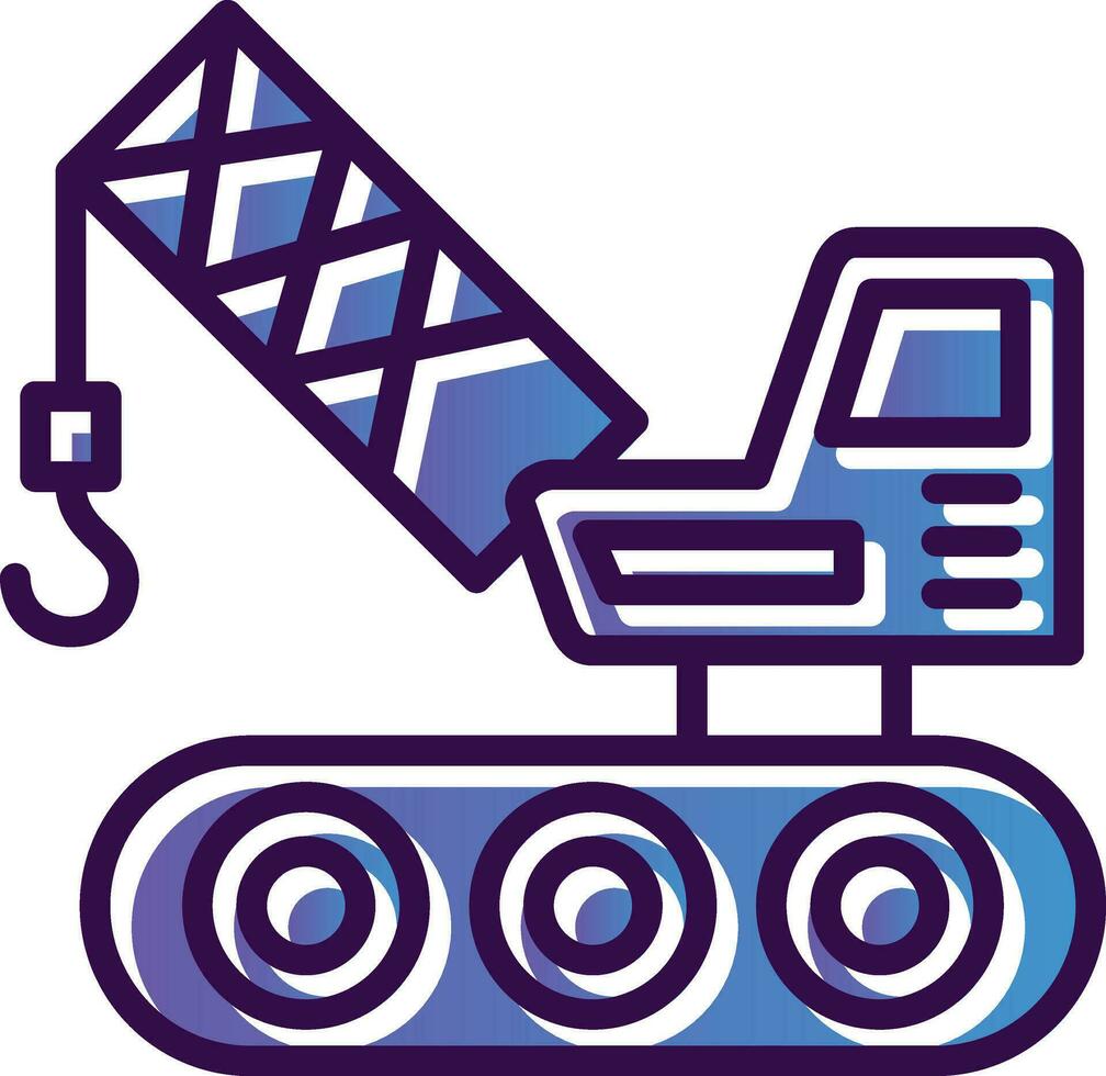 Crane Vector Icon Design