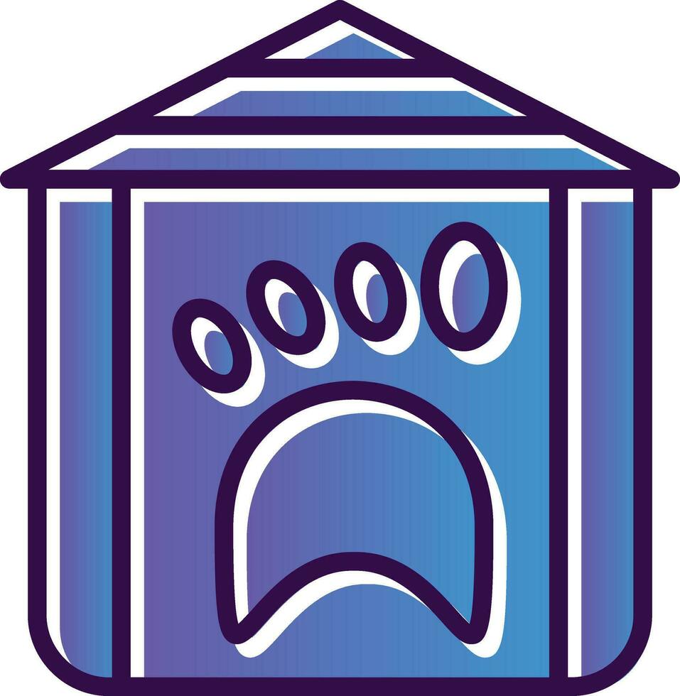 Animal shelter Vector Icon Design