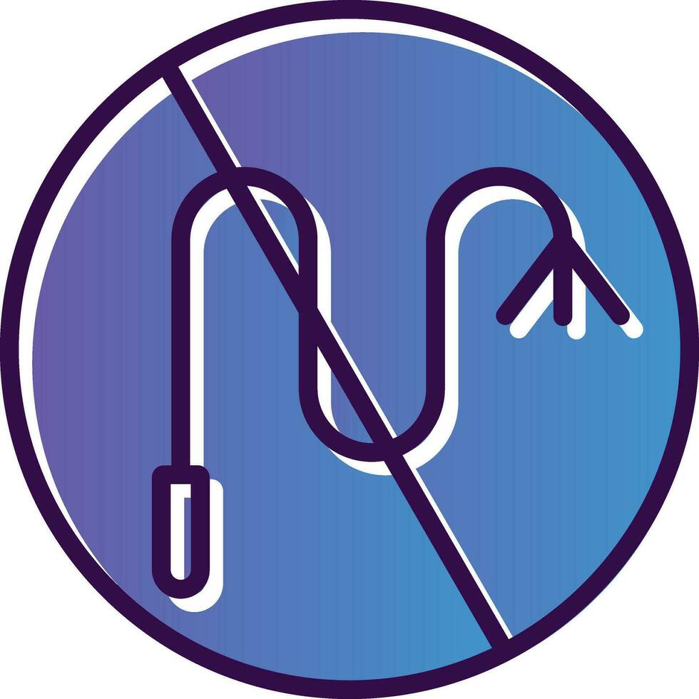 No whip Vector Icon Design