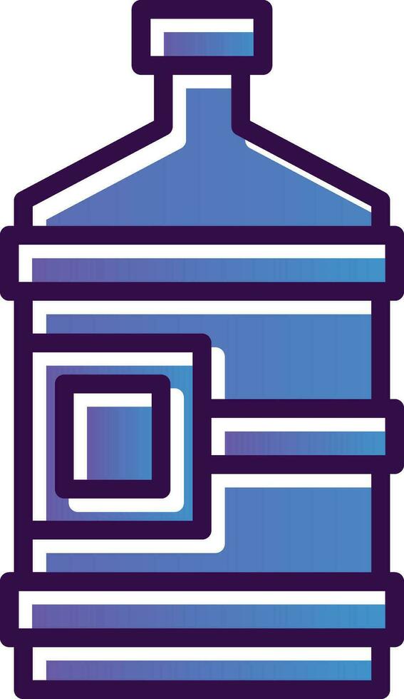 Water bottle Vector Icon Design