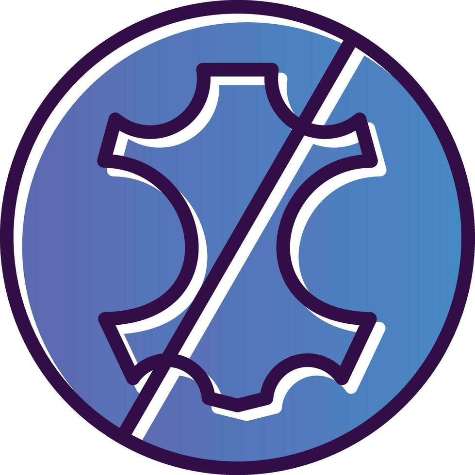 No leather Vector Icon Design
