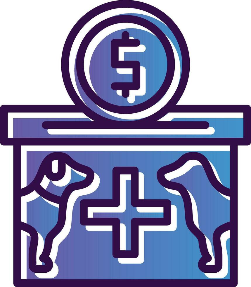 Donation Vector Icon Design