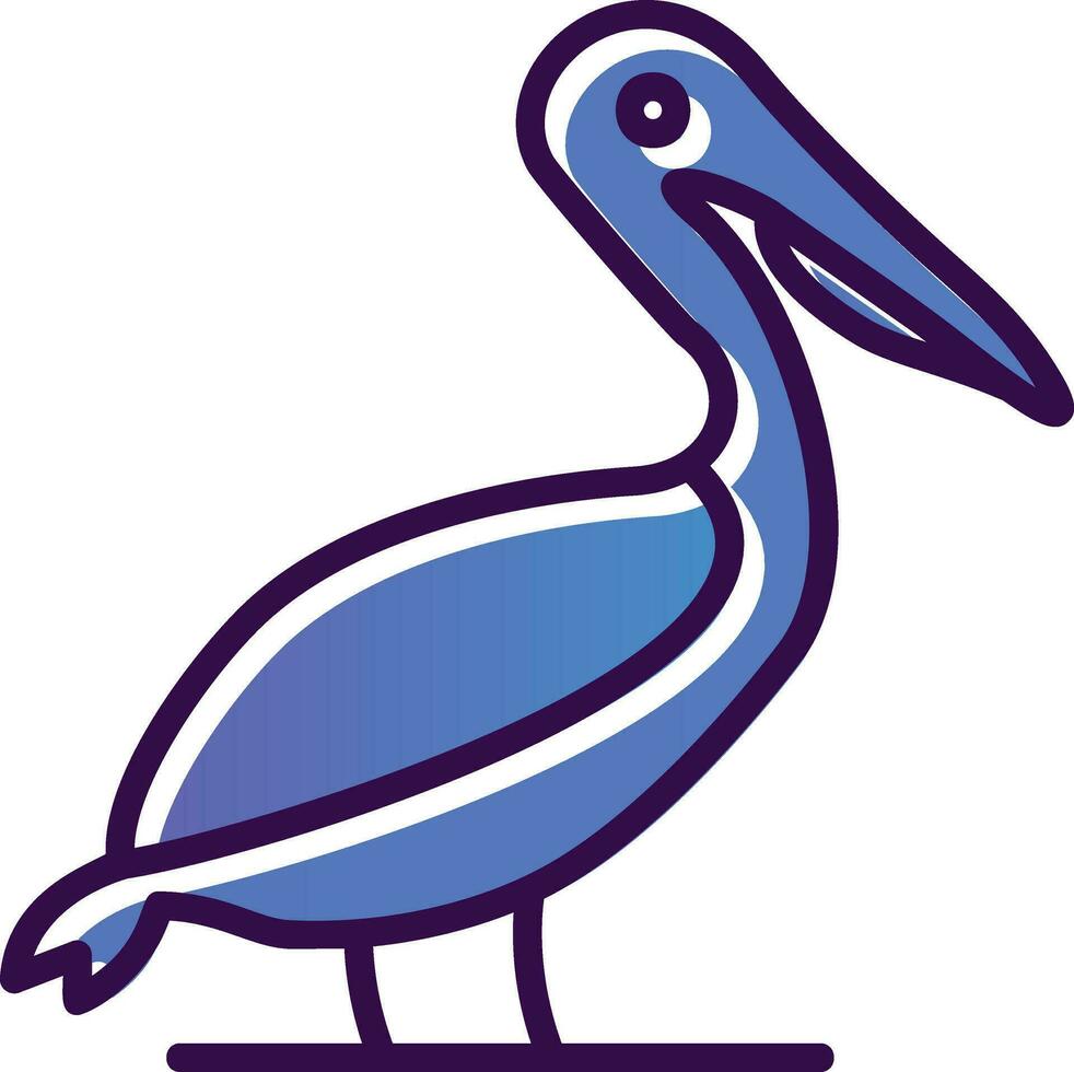 Pelican Vector Icon Design