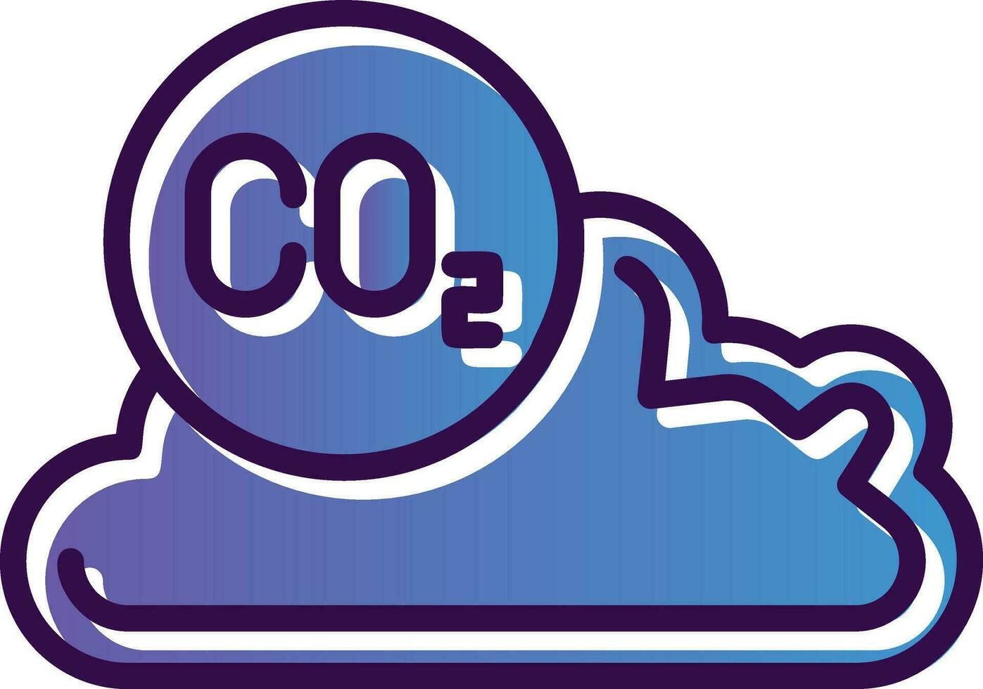 Carbon dioxide Vector Icon Design