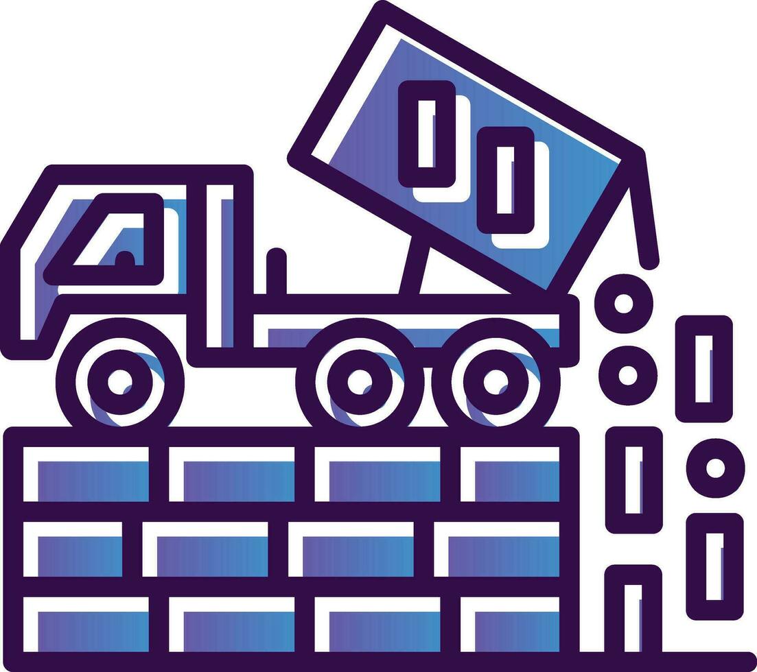 Landfill Vector Icon Design