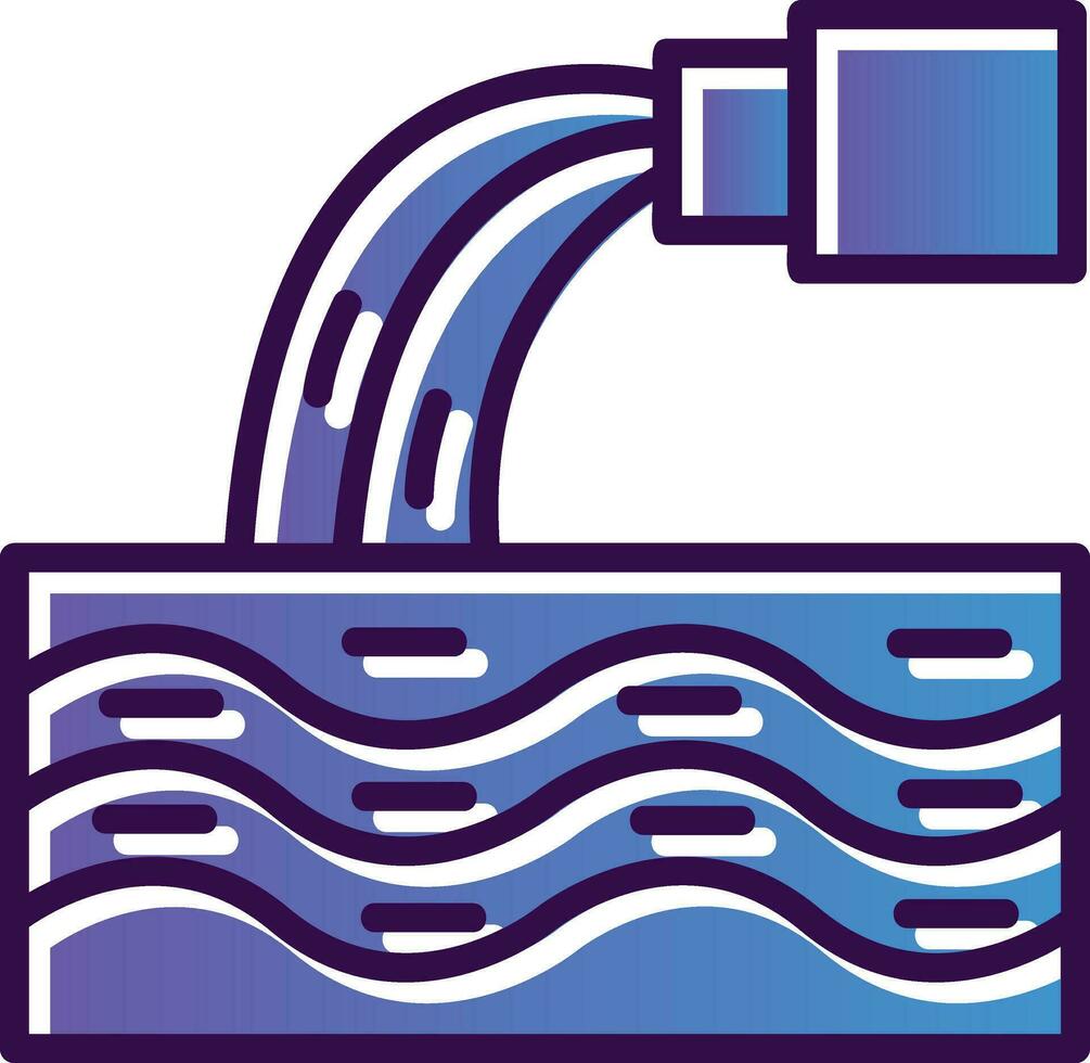 Waste water Vector Icon Design