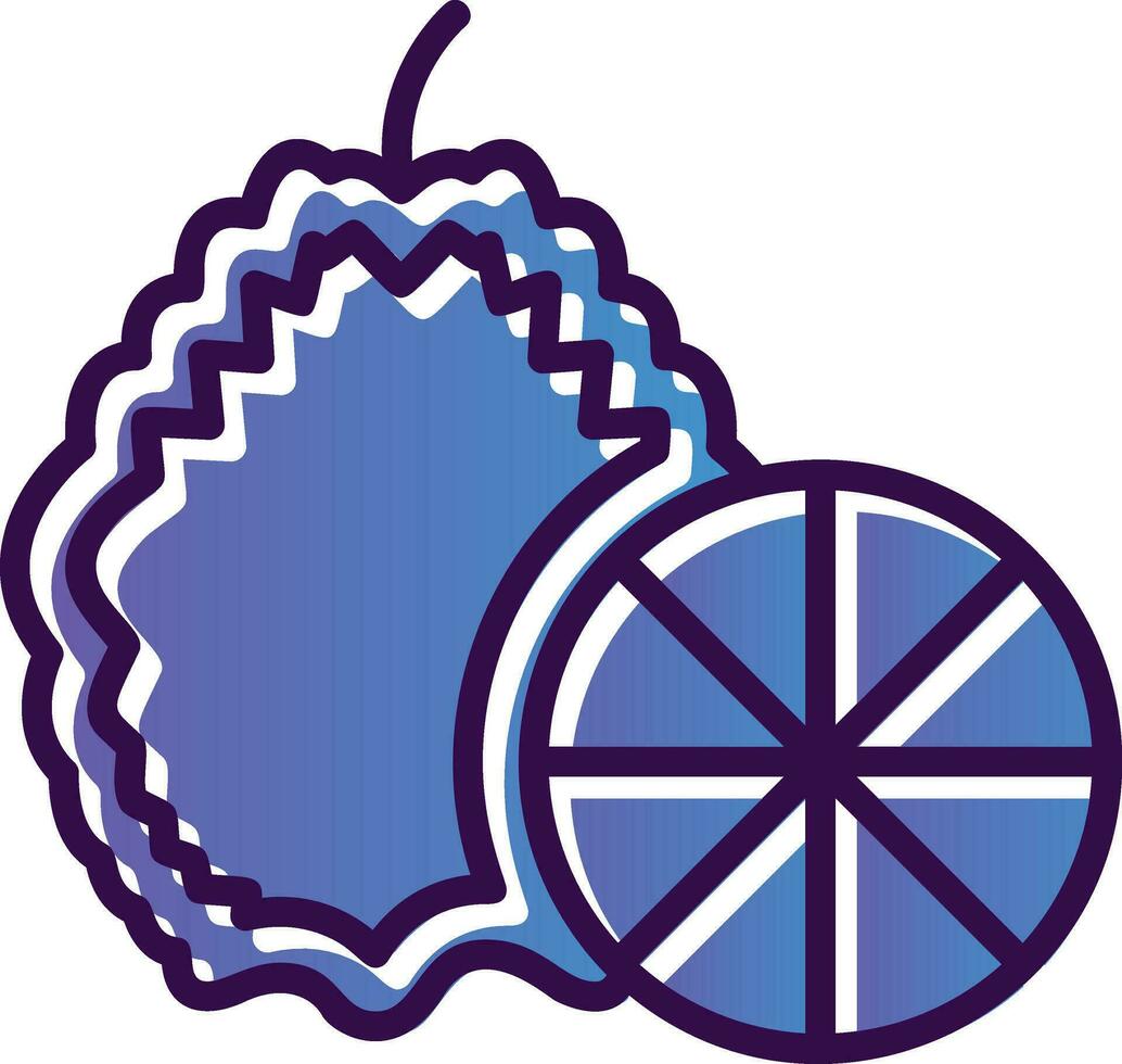 Kaffir lime Vector Icon Design