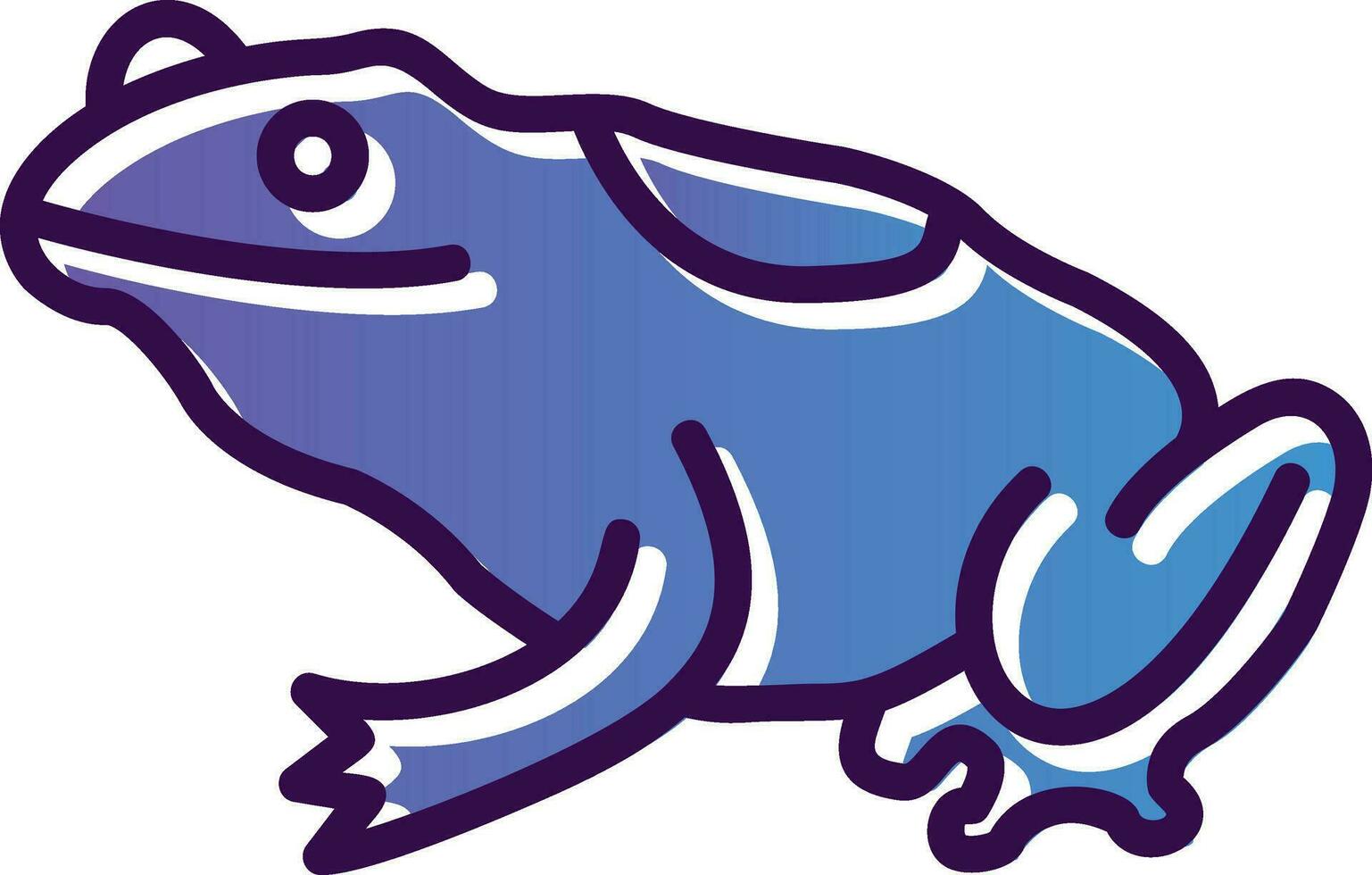 Frog Vector Icon Design