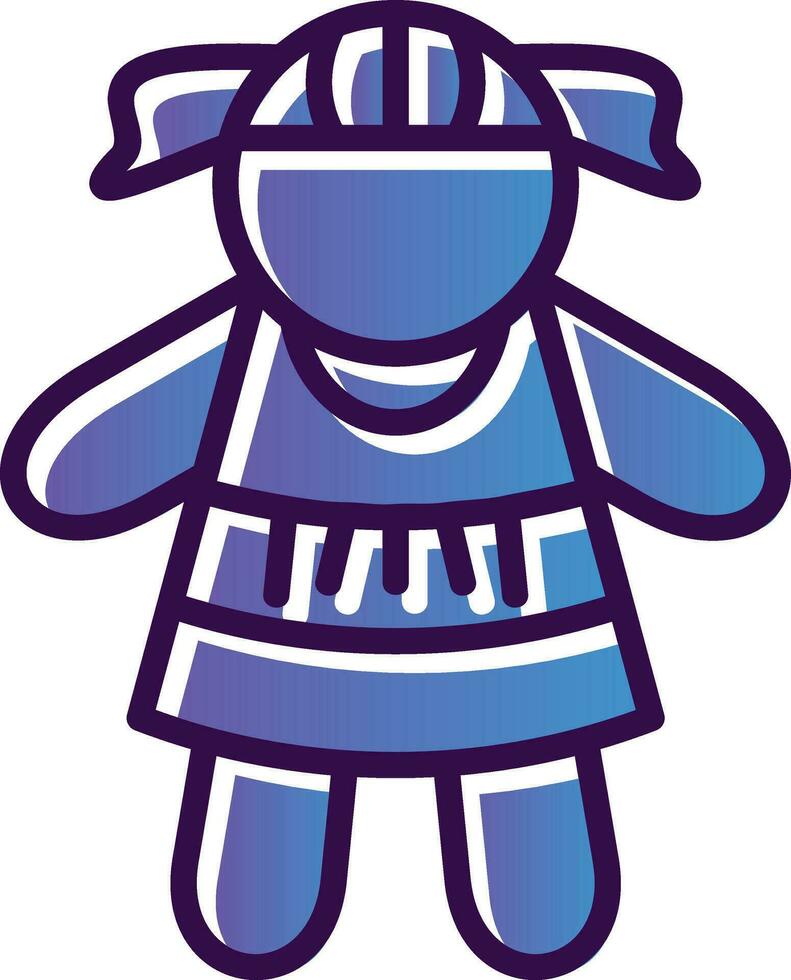 Doll Vector Icon Design