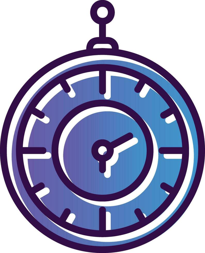 Old watch Vector Icon Design