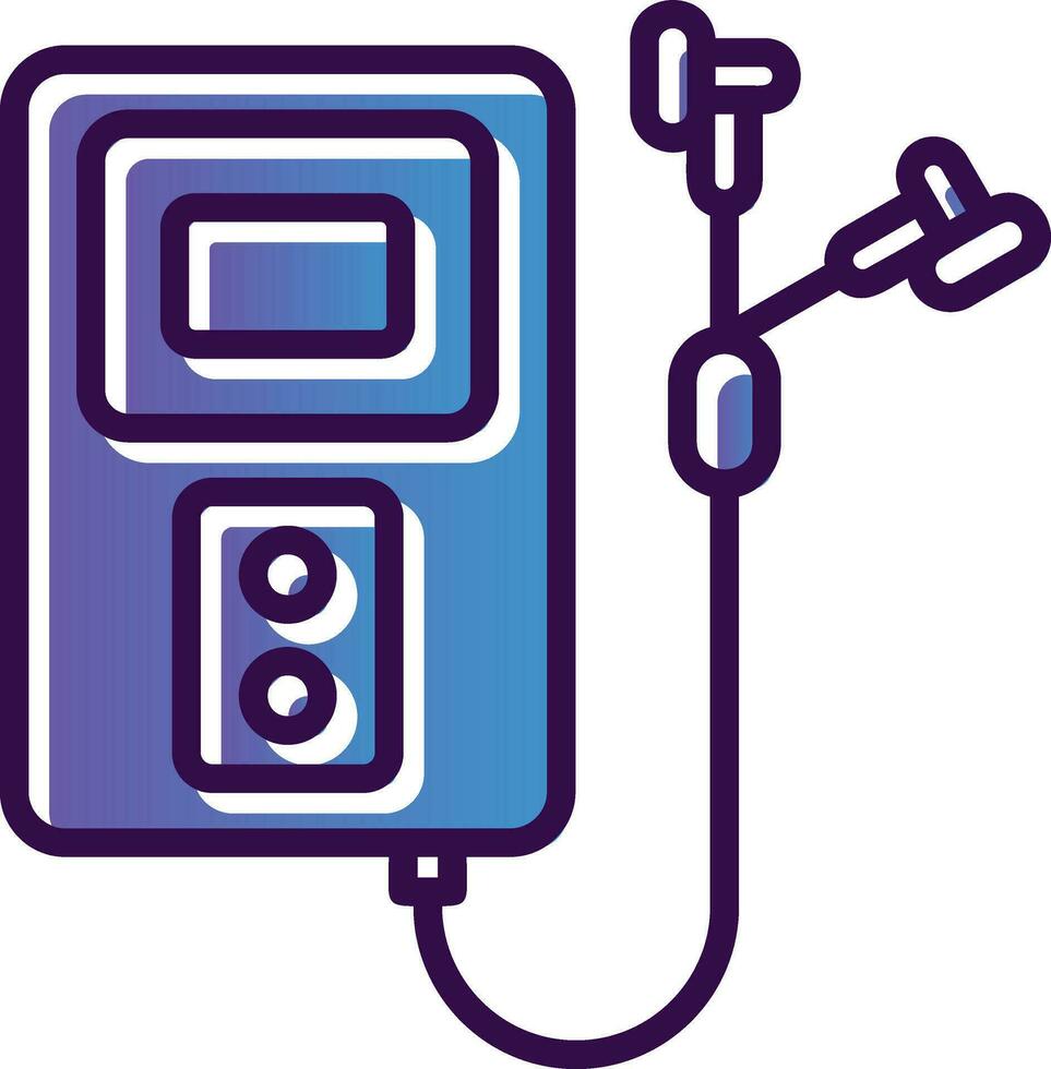 Walkman Vector Icon Design