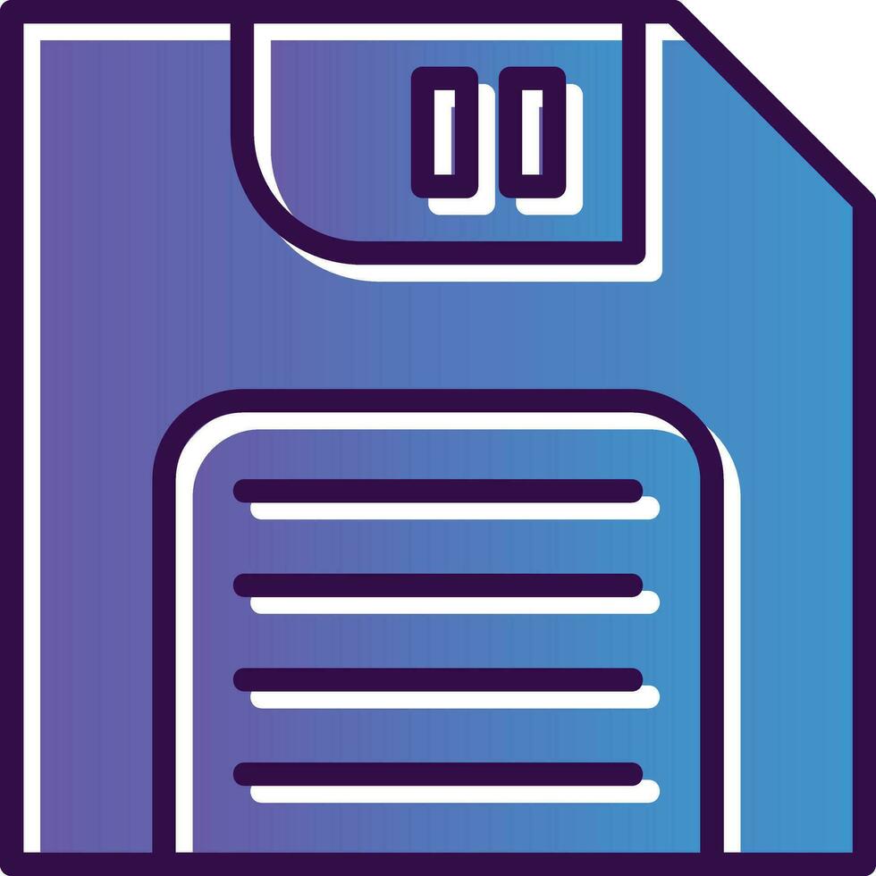 Diskette Vector Icon Design