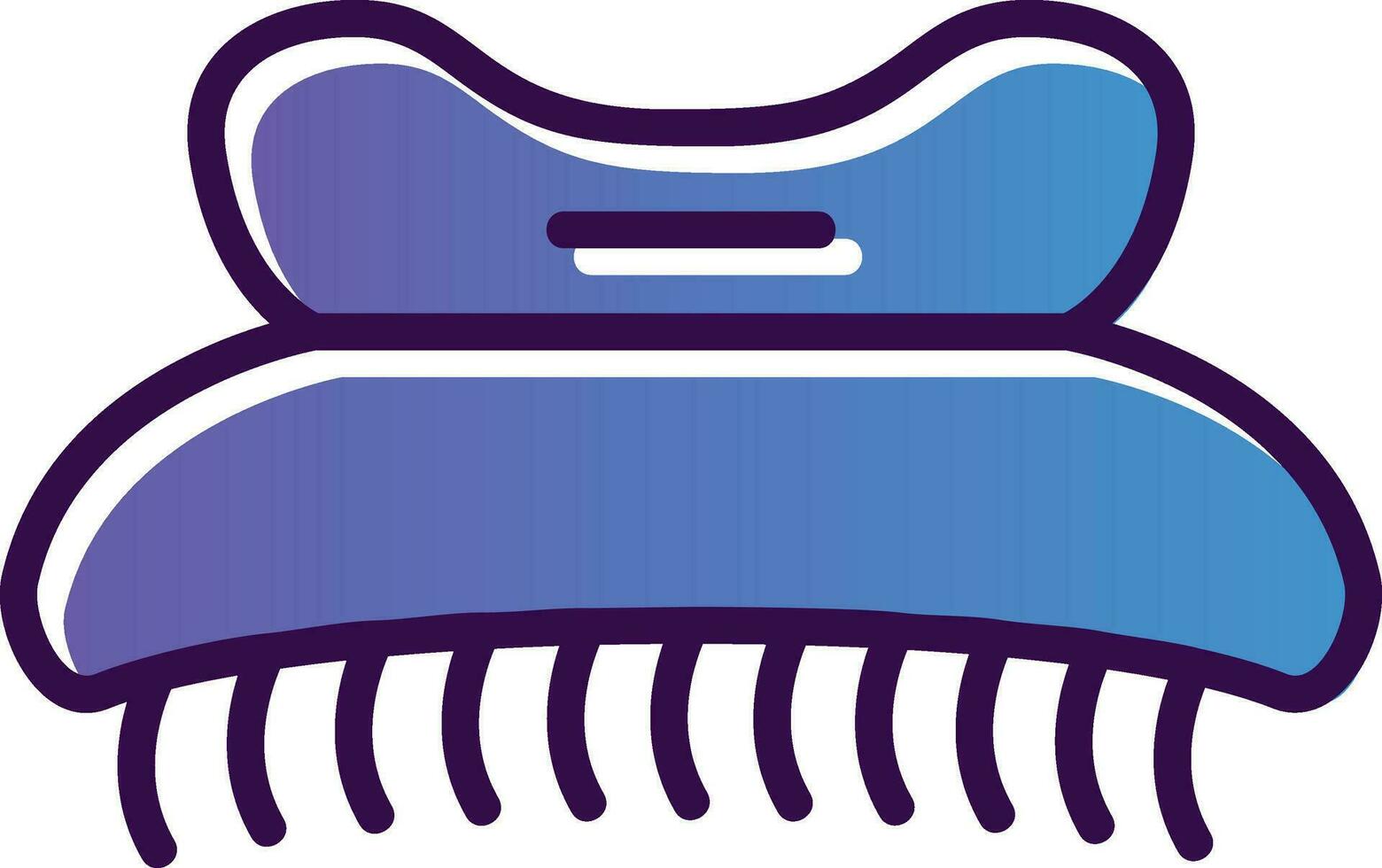 Hair clip Vector Icon Design