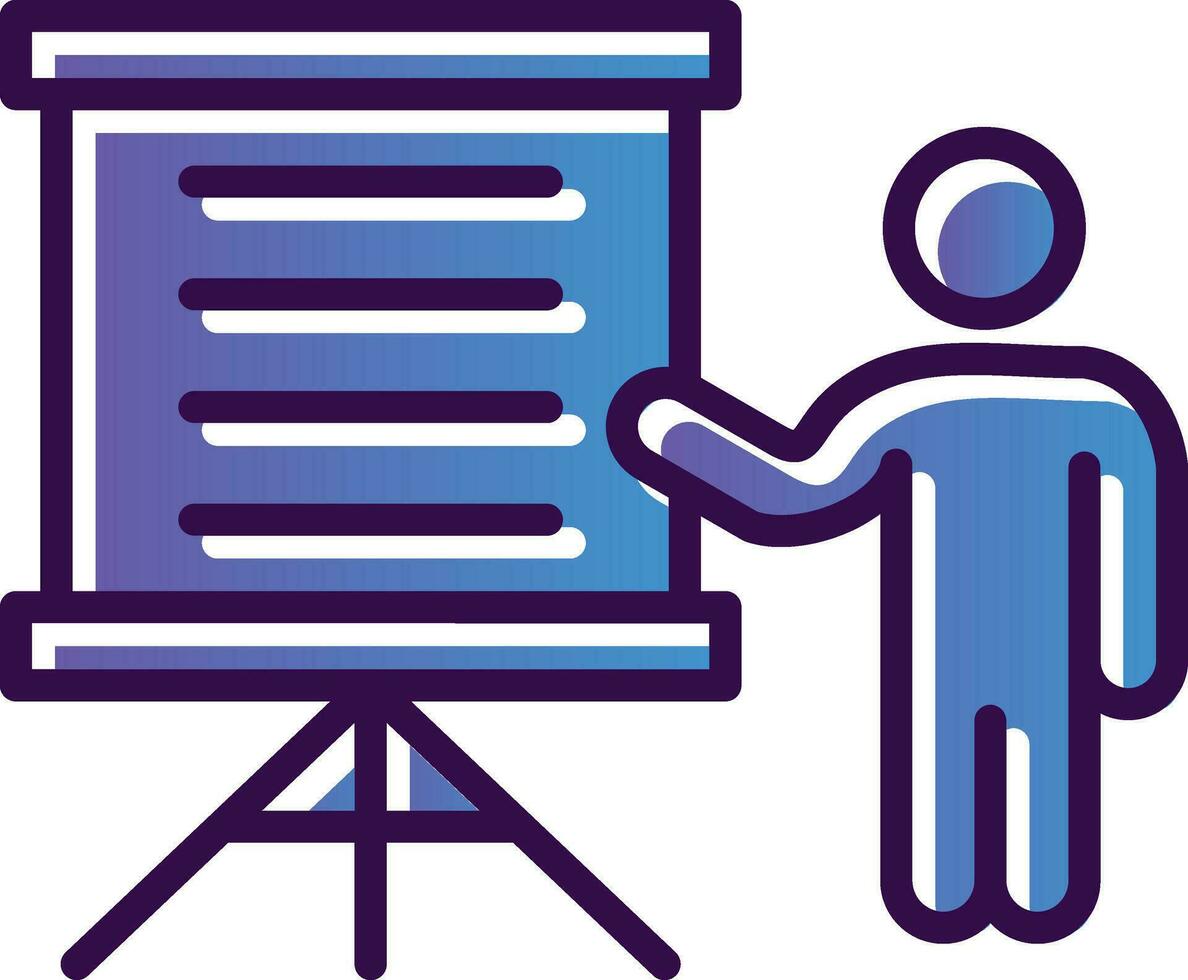 Presentation Vector Icon Design