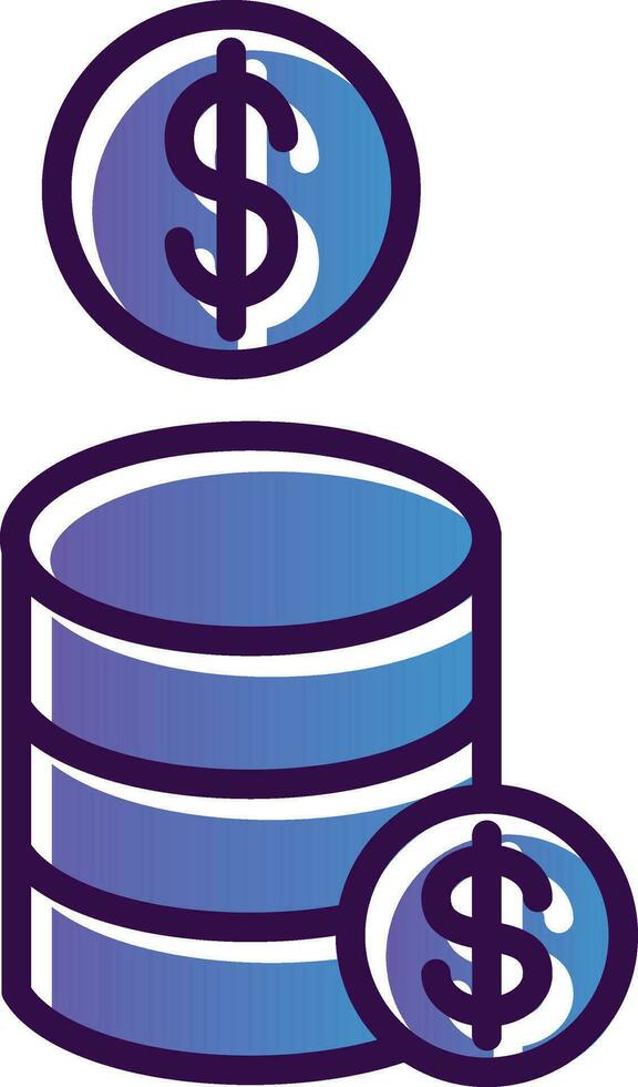 Coins Vector Icon Design