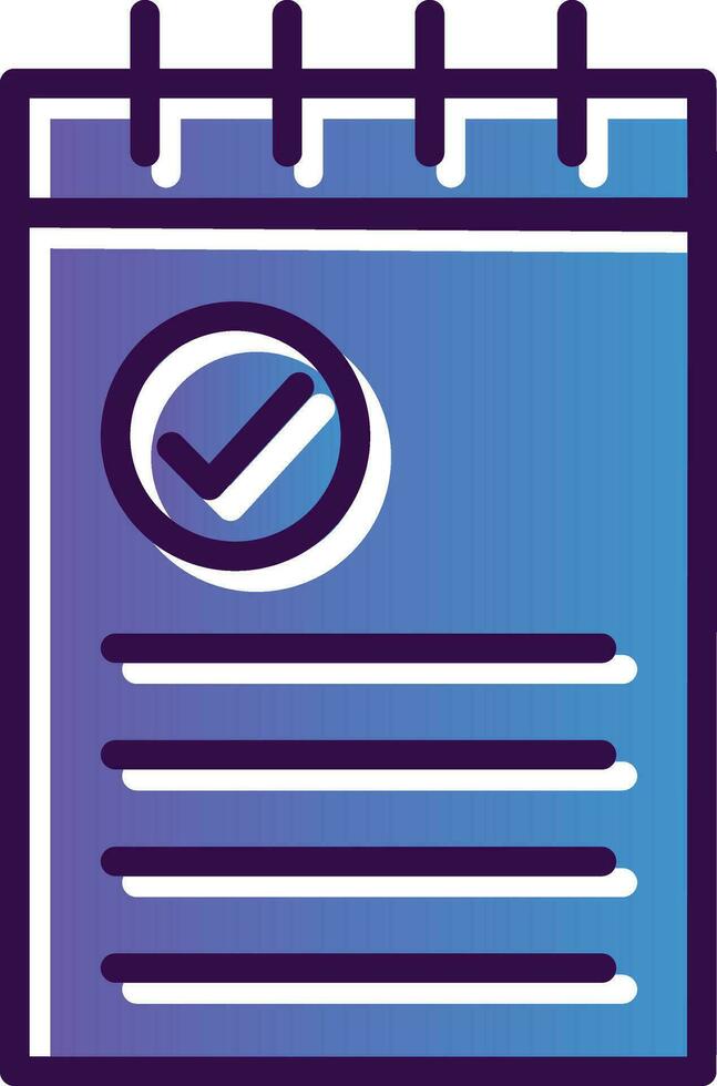 Notepad Vector Icon Design