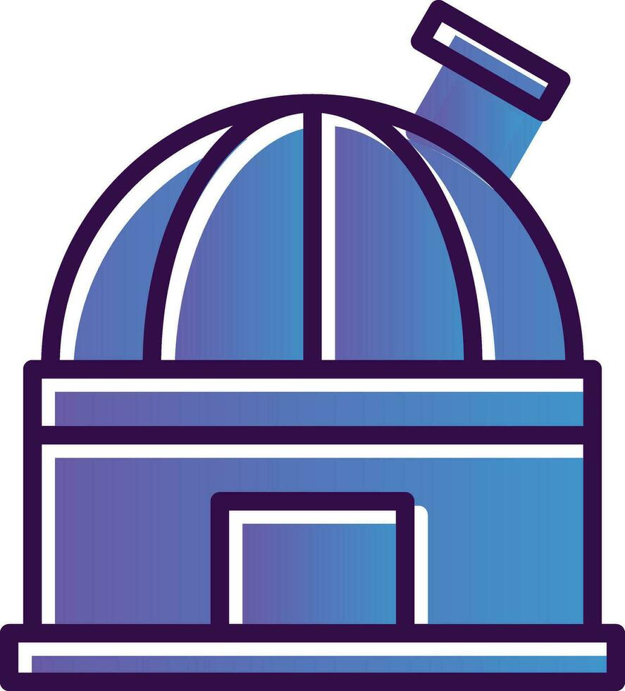 diseño de icono de vector de observatorio