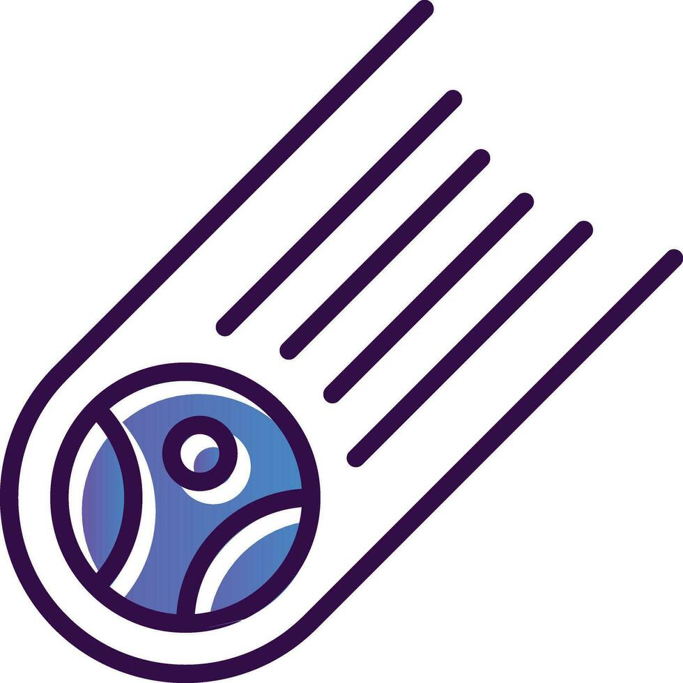 Meteorite Vector Icon Design