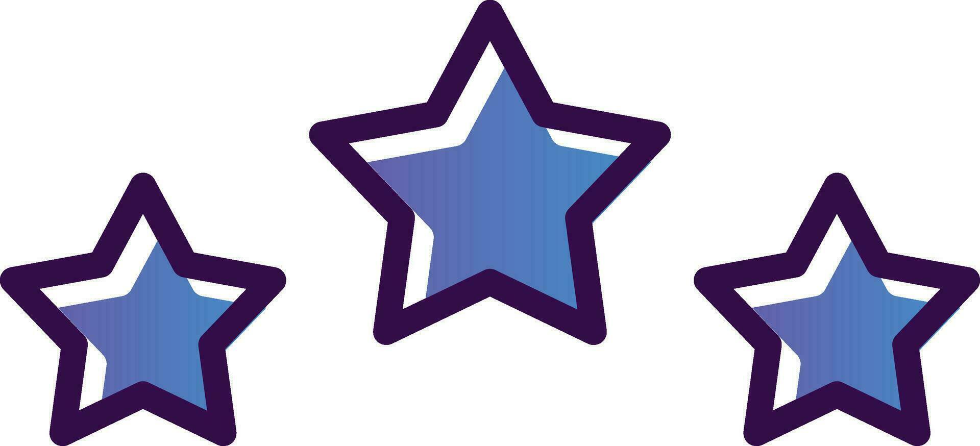 Stars Vector Icon Design