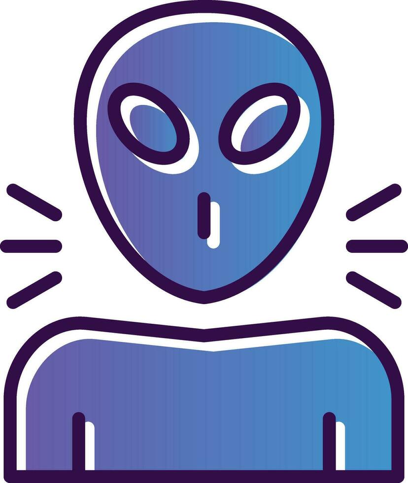 Alien Vector Icon Design