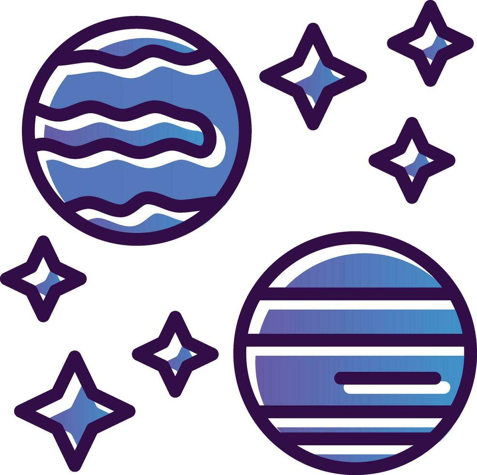 Space Vector Icon Design