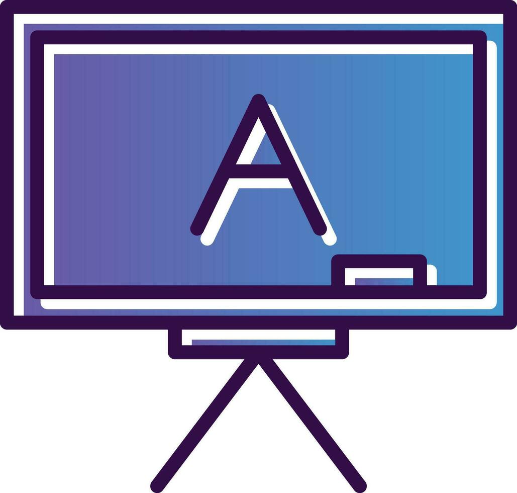 Whiteboard Vector Icon Design
