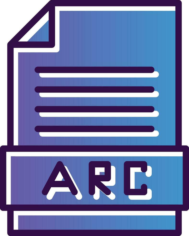 Arc Vector Icon Design