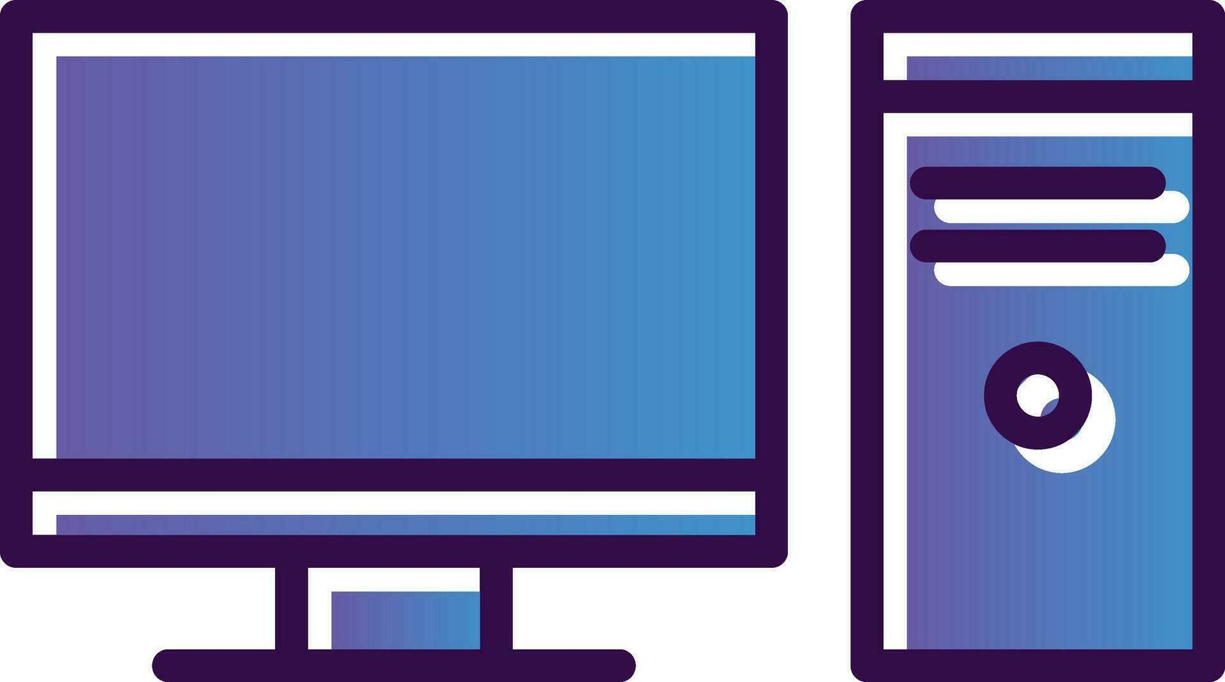 Computer Vector Icon Design