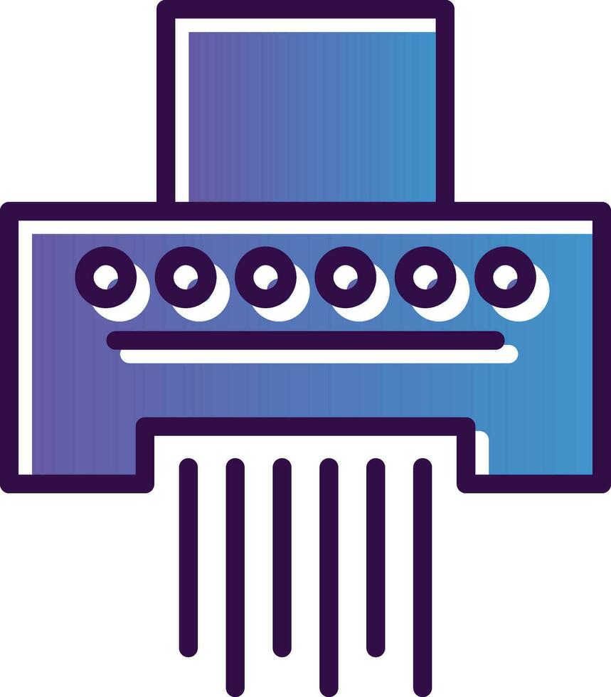 Shredder Vector Icon Design